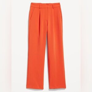 OLD NAVY Extra High-Rise Orange Taylor Wide Leg Trousers NWT | Size XS